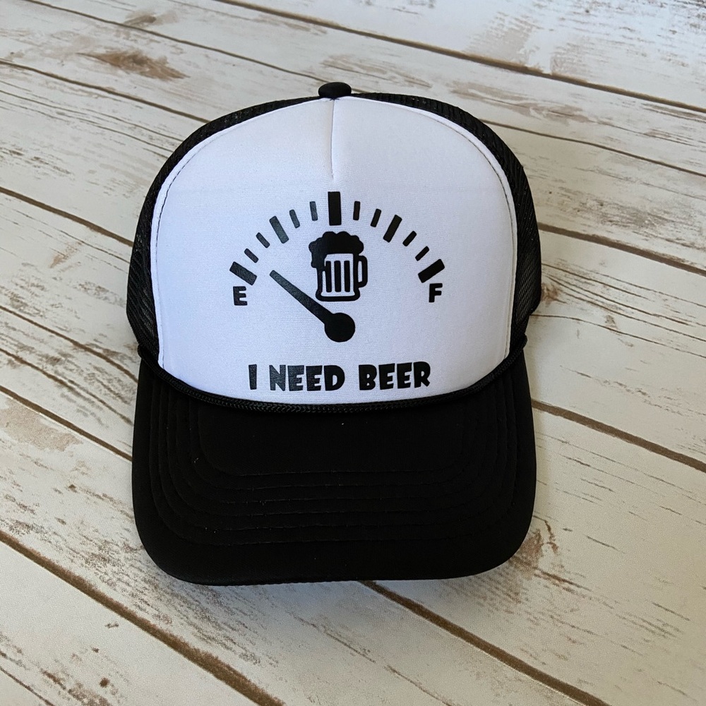 I need beer foam front trucker hat